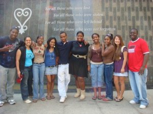 Amandla! visits the African Burial Ground in New York City